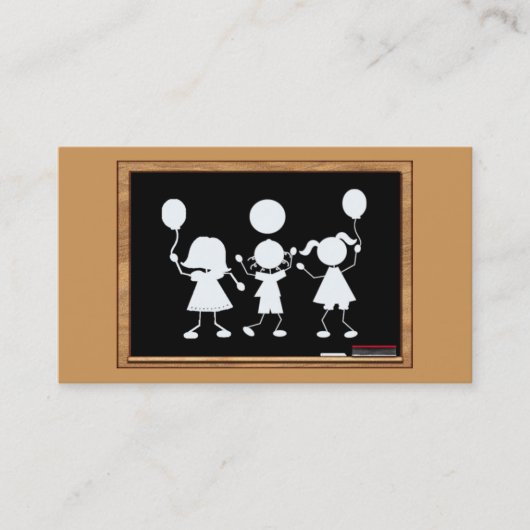 学校か託児所の名刺 名刺 (正面)