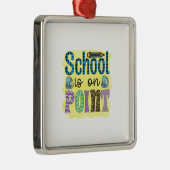 学校がポイント先生 メタルオーナメント (右)