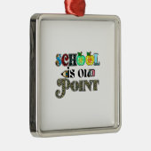 学校がポイント先生 メタルオーナメント (右)