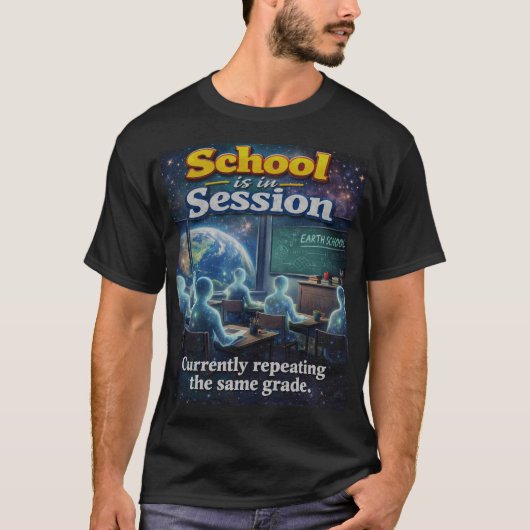 学校が始まった Tシャツ (正面)
