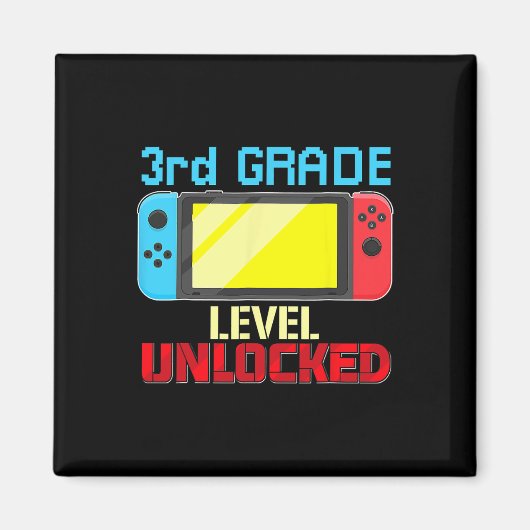 学校が始まるよ ゲーマー 3年生 解禁 マグネット (正面)