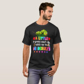 学校が始まる はらぺこあおむし 毎日コツコツ進歩する C Tシャツ (正面フル)