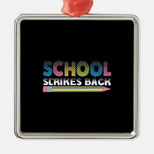 学校が逆襲する メタルオーナメント (正面)