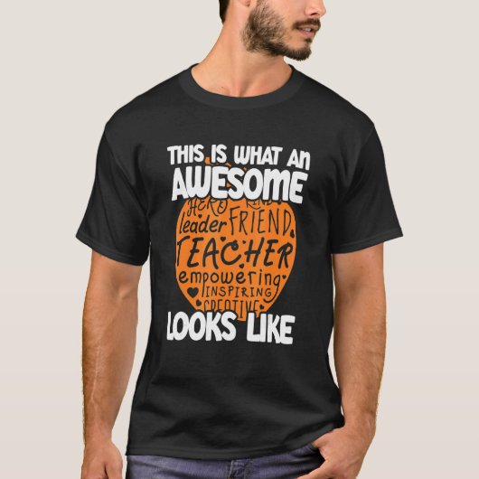 学校これが先生素晴らしの様子だ Tシャツ (正面)