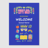 "学校って楽しいよね、一緒に盛り上げよう" モチベーション名言 (正面)