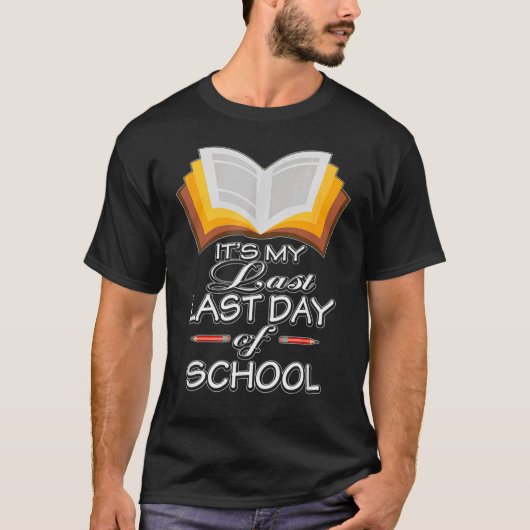 学校での先生退職の最終日 Tシャツ (正面)