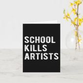 学校でアーティストを殺す カード (黄色い花)