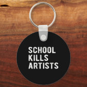学校でアーティストを殺す キーホルダー (正面)