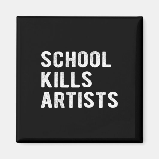 学校でアーティストを殺す マグネット (正面)