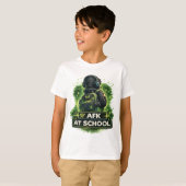 学校でゲームできないデザイン Tシャツ (正面フル)