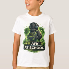 学校でゲームできないデザイン Tシャツ