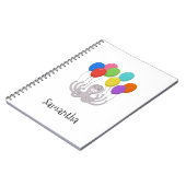 学校で使うカラフルたこ風船 ノートブック (左側)