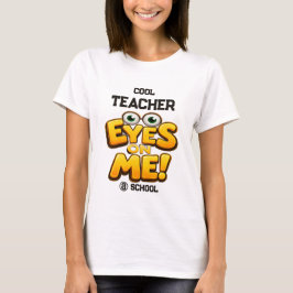 学校で個人化された写真の先生へのギフト Tシャツ