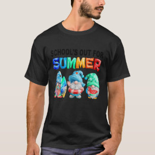 学校で夏休み格言先生生 Tシャツ