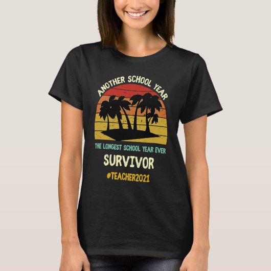学校で最も長い学年が生き残り Tシャツ (正面)