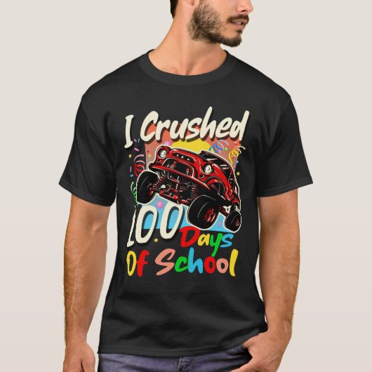 学校で百人の日をつぶした Tシャツ (正面)