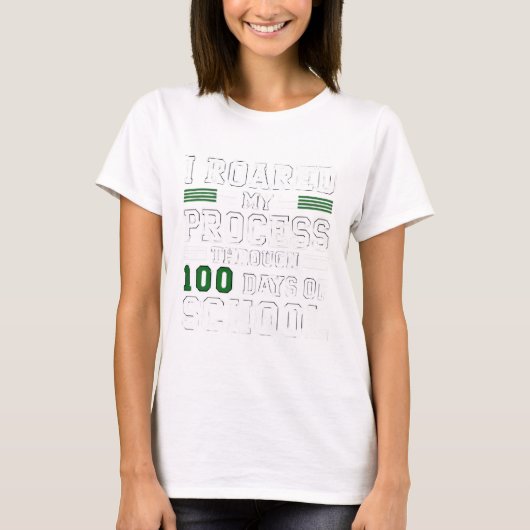 学校で百名の日を通じて一芸を磨いた Tシャツ (正面)