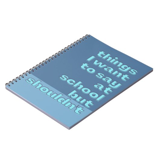 学校で言いたいことおもしろい諺 ノートブック (左側)