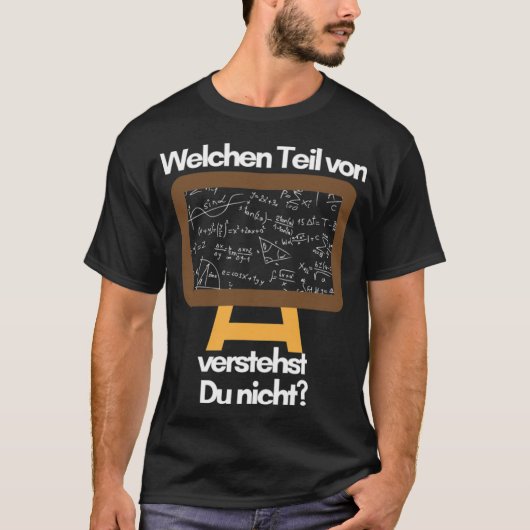 学校で説明される数学 アラビア馬 Tシャツ (正面)