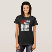 学校には恐怖の余地がない Tシャツ (正面フル)