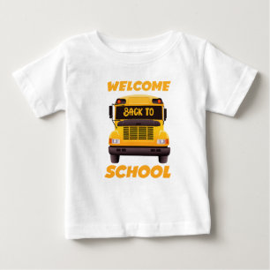 学校にようこそ バス シャツ