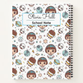 学校に宇宙を！教師向けの宇宙バックトゥスクール用品 ノートブック (裏面)