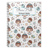 学校に宇宙を!教師向けの宇宙バックトゥスクール用品 ノートブック (正面)