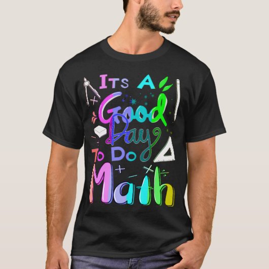 学校に戻って 数学の日 Tシャツ (正面)