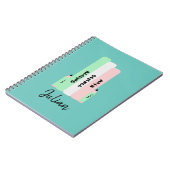 学校に戻るスイカの子供の名前 ノートブック (左側)