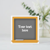 学校に戻るパーティーシャルボード招待状 (スタンド正面)