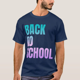 学校に戻るファミリー Tシャツ