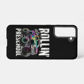 学校に戻るプリスクールのモンスタートラックにローリン SAMSUNG GALAXYケース (裏面横)