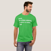 学校に戻る友達 Tシャツ (正面フル)