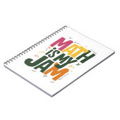 学校に戻る最初の日に数学が私の趣味  ノートブック (左側)