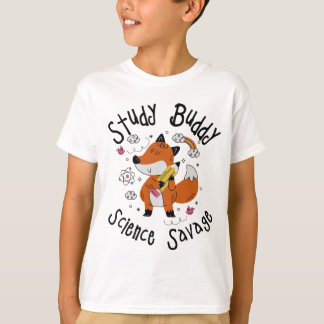 学校に戻る服、スタディーバッド科学サバイバー Tシャツ