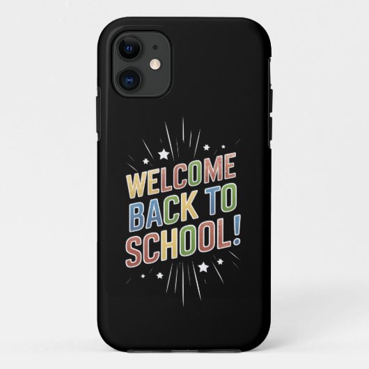 学校に戻ろう先生のための学校最初の日のギフト Case-Mate iPhoneケース (裏面)