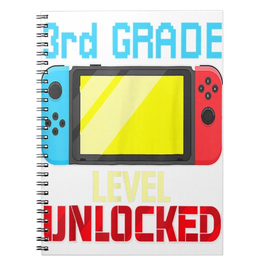 学校に戻ろう！ゲーマー3年生レベルアンロック ノートブック (正面)