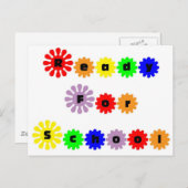 学校に行く準備ができている ポストカード (正面/裏面)