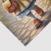 学校に行く途中の可愛いネズミの少女 薄葉紙 (詳細)