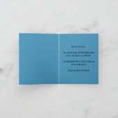 学校に行く途中の可愛いネズミカスタム少年 カード (内部)