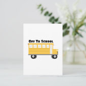 学校に行く ポストカード (スタンド正面)