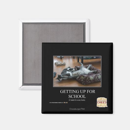 学校に行く マグネット (正面/裏面)