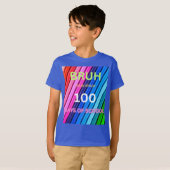 学校に行って100日経ったってマジ? Tシャツ (正面フル)