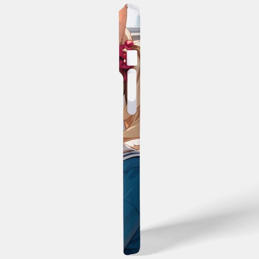 学校に通う猫耳娘 Case-Mate iPhoneケース (裏面 / 左)