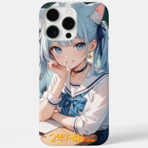 学校に通う猫耳娘 iPhone 16 PRO MAXケース