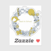 学校に連れて行こう - 可愛いものステッカー シール (シート)