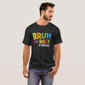 学校のおもしろい先生ブルワウバック先生ティーシュ Tシャツ (正面フル)