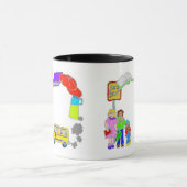 学校のアイ縁どコン マグカップ (中央)