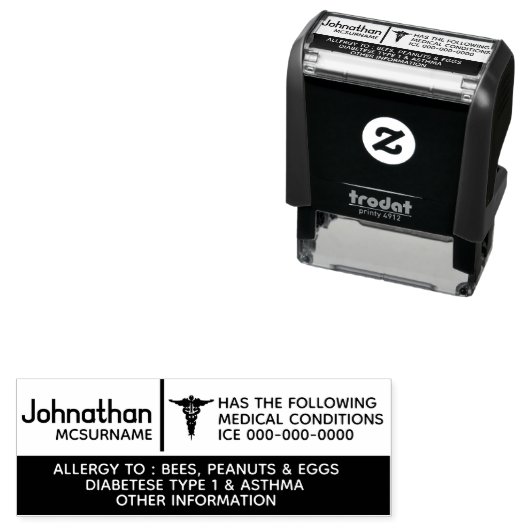 学校のアレル子供へギー認識度 セルフインキングスタンプ (インサイチュ)