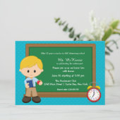 学校のイベント * 背景色を選んでください 招待状 (スタンド正面)